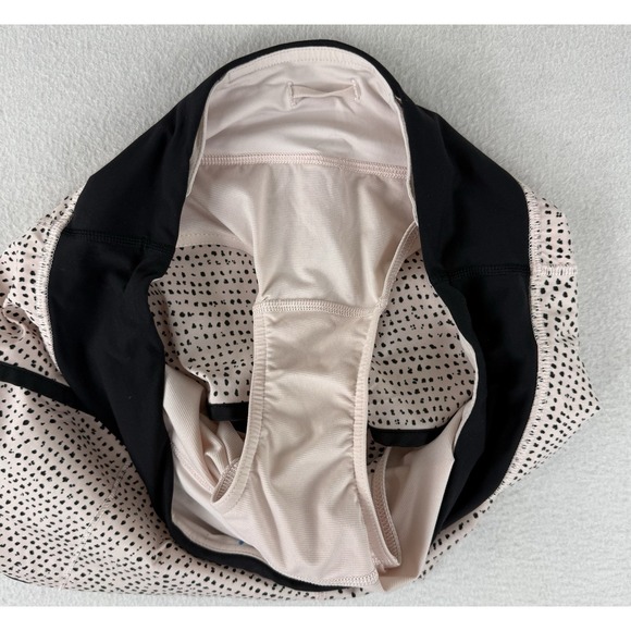 Lululemon Speed Up Running Pink/Black Speckle Shorts Size 6‎ Workout Gym - Picture 6 of 9